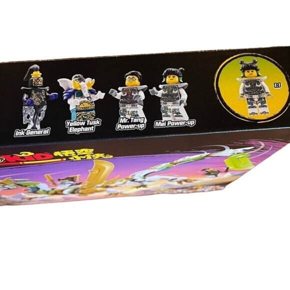 Lego Monkie Kid 80047 Meis Guardian Dragon White Gold Ink General New Gift - Picture 3 of 6